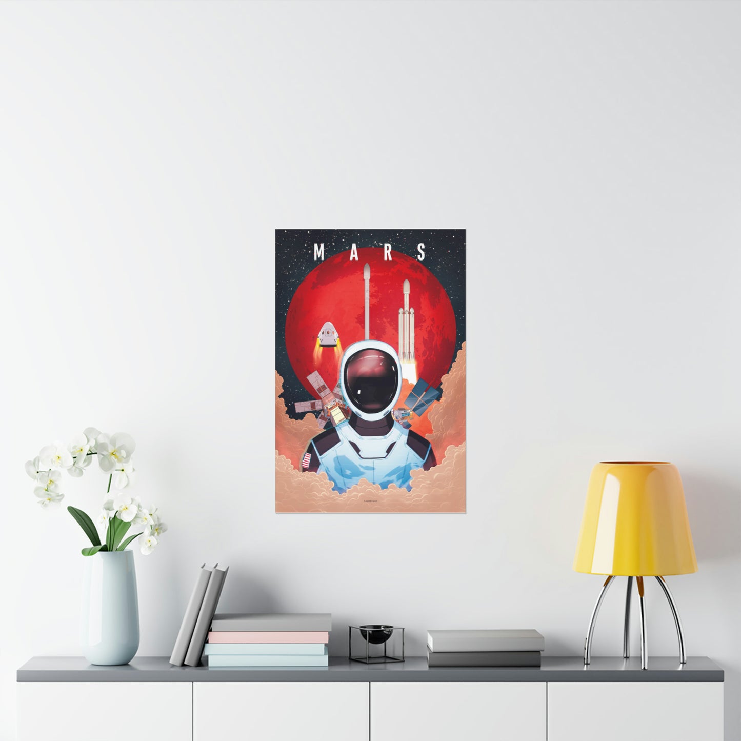 Looking Up To Mars Poster