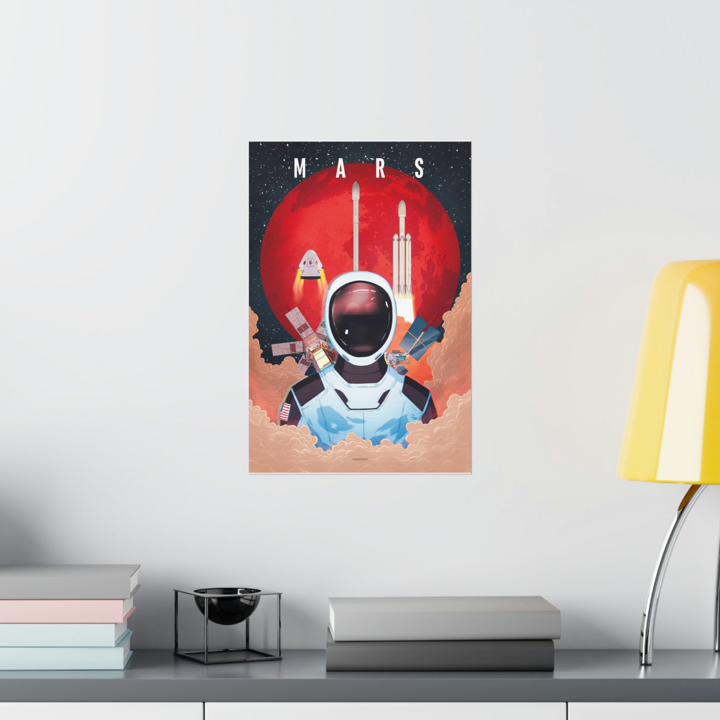 Looking Up To Mars Poster