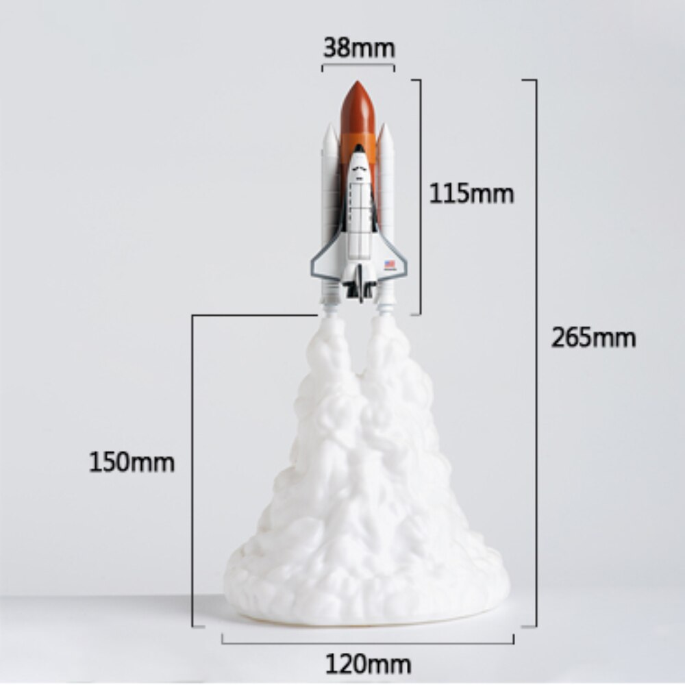 Space Shuttle Lamp Large