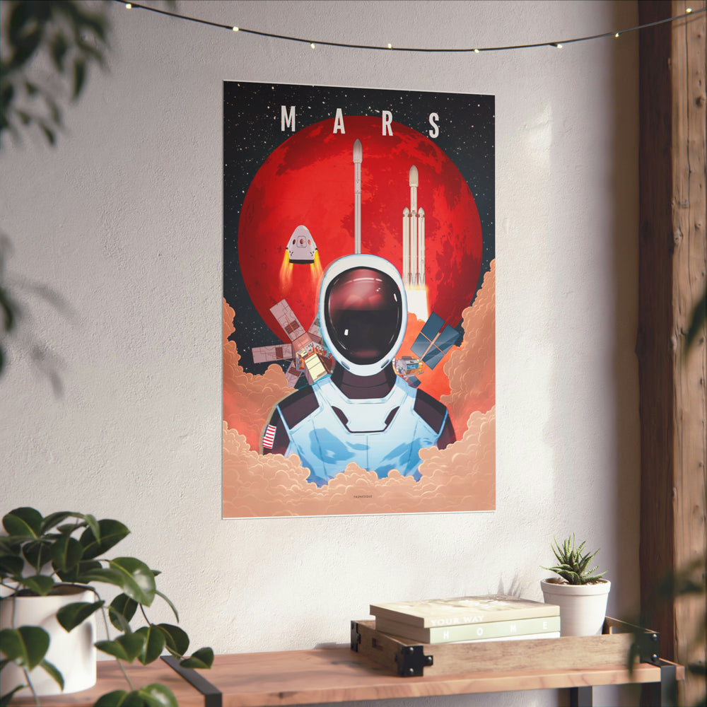 Looking Up To Mars Poster