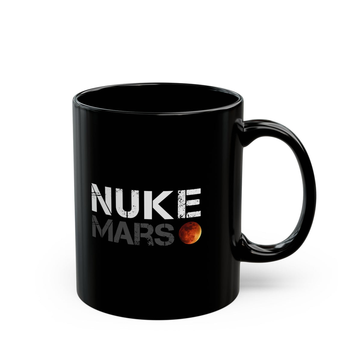 Nuke Mars Black Mug