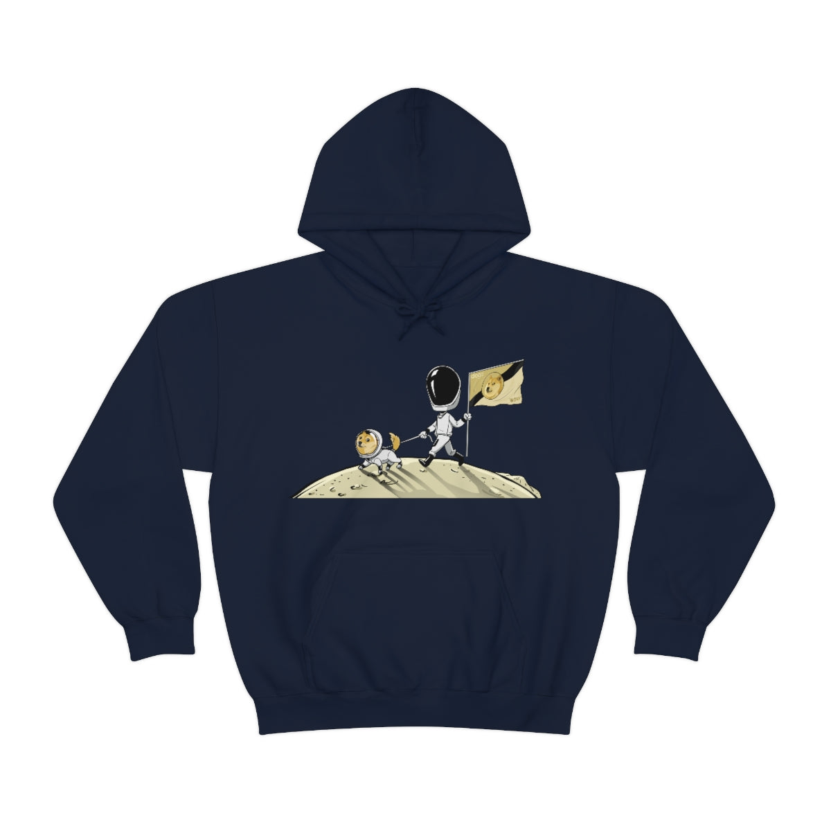 Doge on the Moon Hoodie