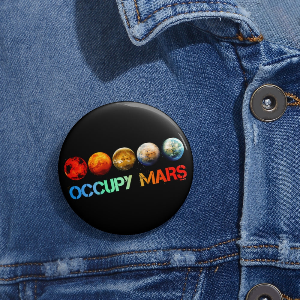 Occupy Mars Button - SpaceX Fanstore