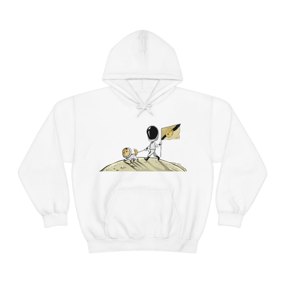 Doge on the Moon Hoodie