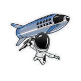 Skydiving Starman Sticker - SpaceX Fanstore